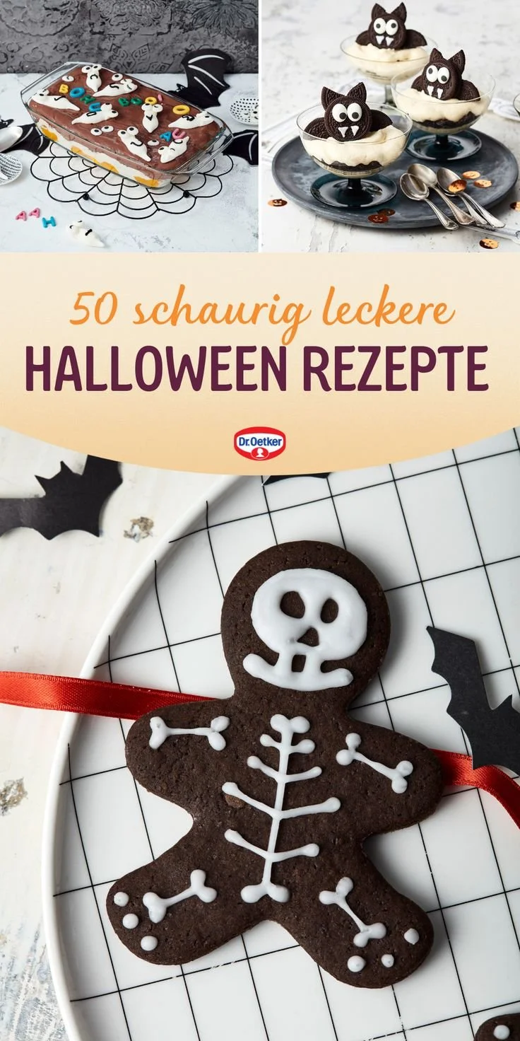 Gruselig leckere Halloween Rezepte für süße und herzhafte Snacks