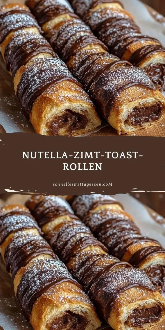 Nussige Nutella-Zimt-Toast-Rollen für ein köstliches Frühstück